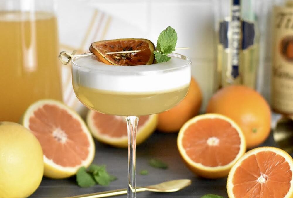 Grapefruit and Orangeade St. Germain Cocktail