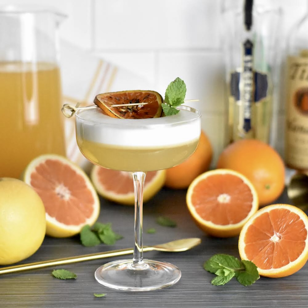 Grapefruit And Orangeade St. Germain Cocktail Myka App