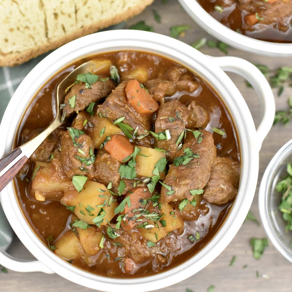 Guinness and Jameson Irish Stew