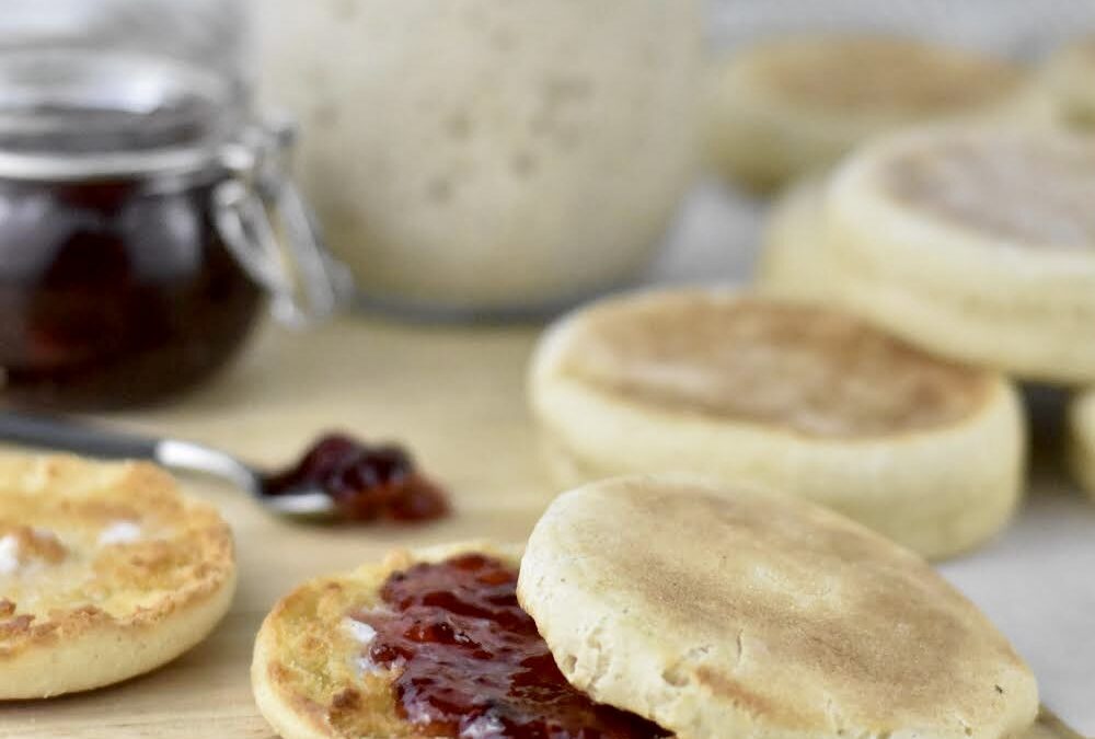 Sourdough English Muffins Recipe