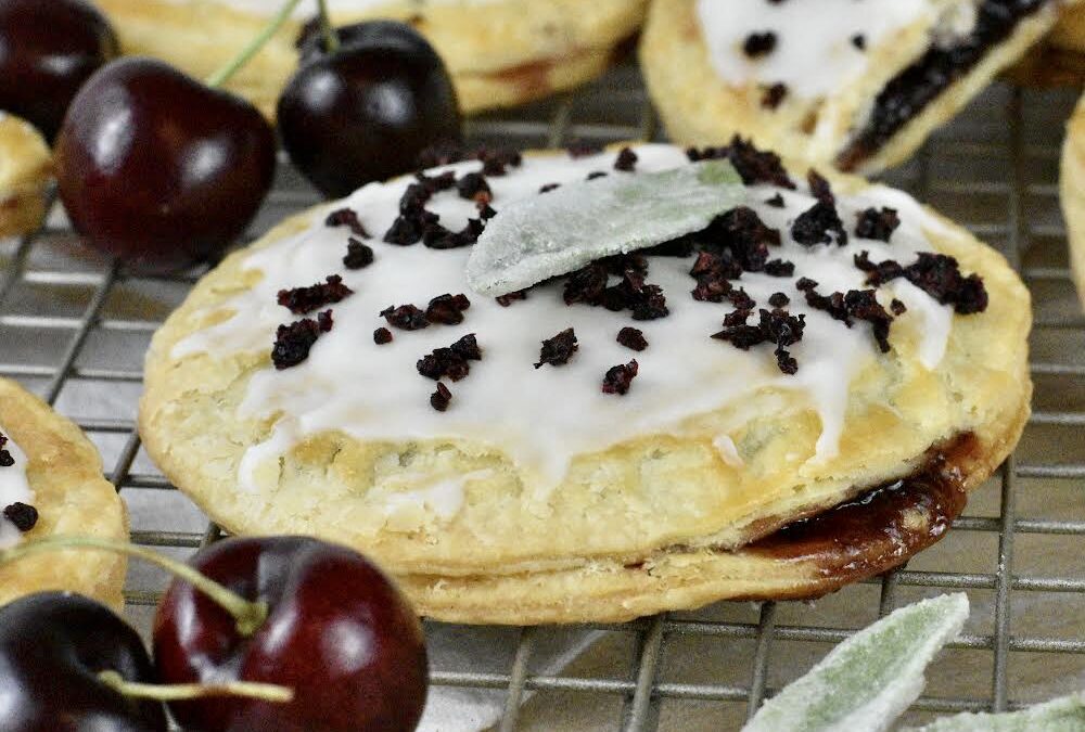 Black Cherry, Sage and Cabernet Sauvignon Jam Pop Tarts