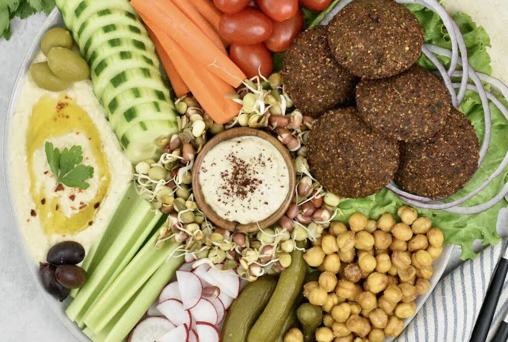 Red Lentil Falafel with Tahini Sauce